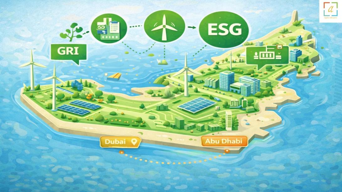 Sustainability report consultant in UAE offering ESG and sustainability reporting services