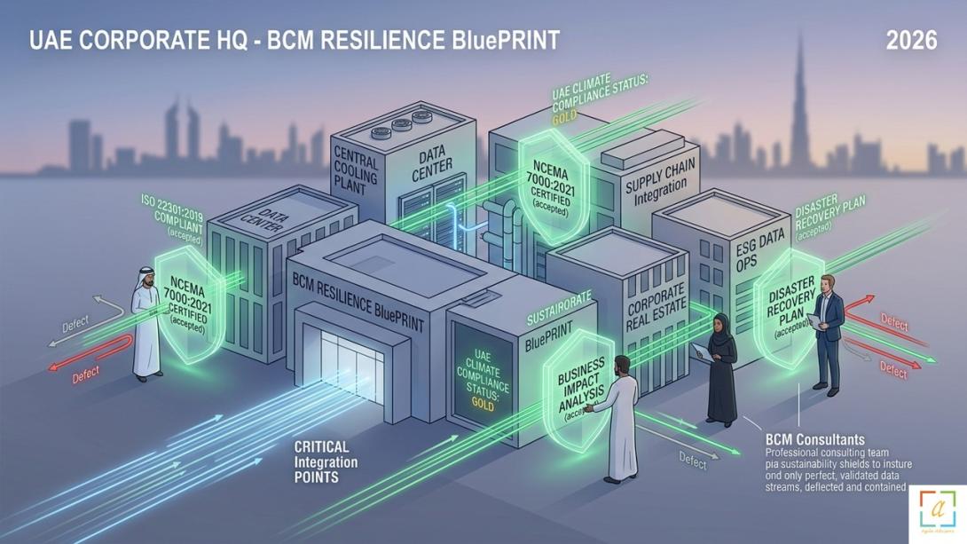 A comprehensive guide on why BCM consultants are vital in 2026. Explore how aligning with ISO 22301 and NCEMA 7000 2021 creates a robust resilience strategy that meets both global best practices and UAE national mandates.