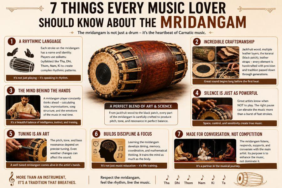 7 things every music lover should know about the mridangam