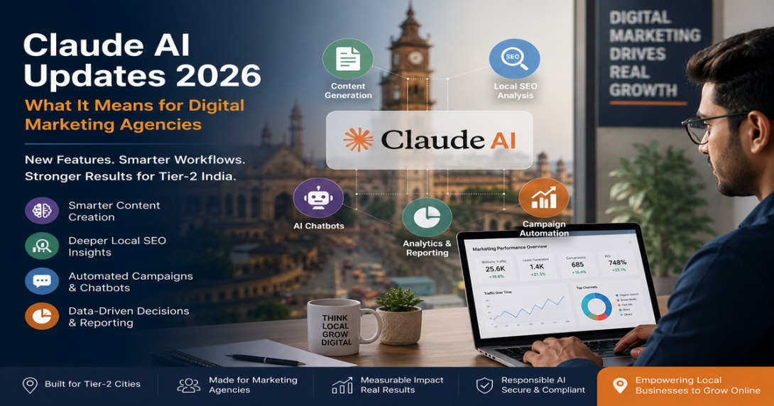 Claude AI 2026 Updates: What Digital Marketing Agencies in Lucknow Need to Know