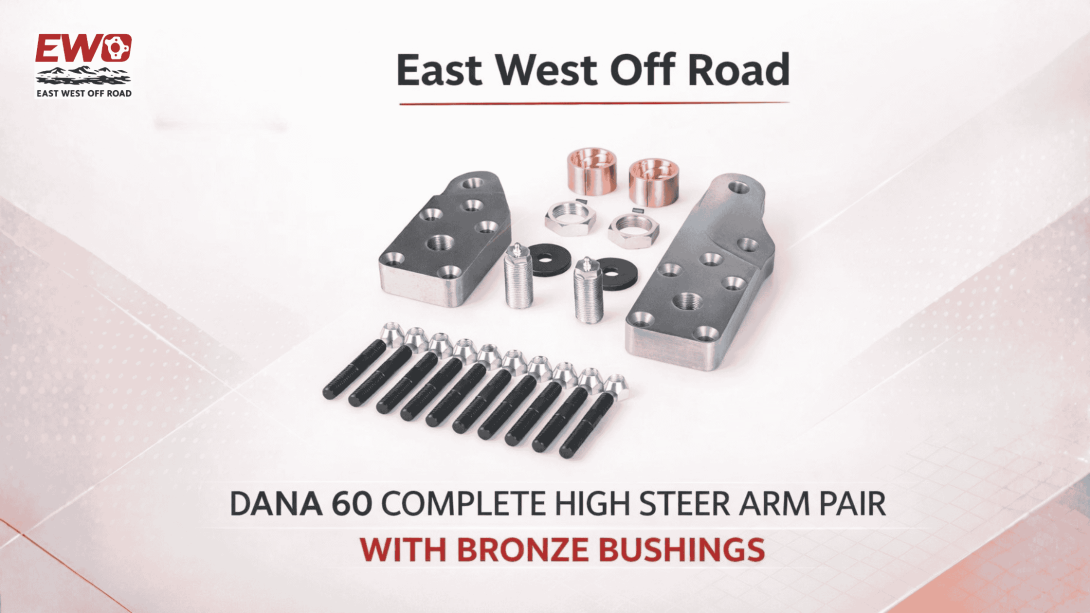 Dana 60 kingpin bronze bushings | High Steer Upgrade