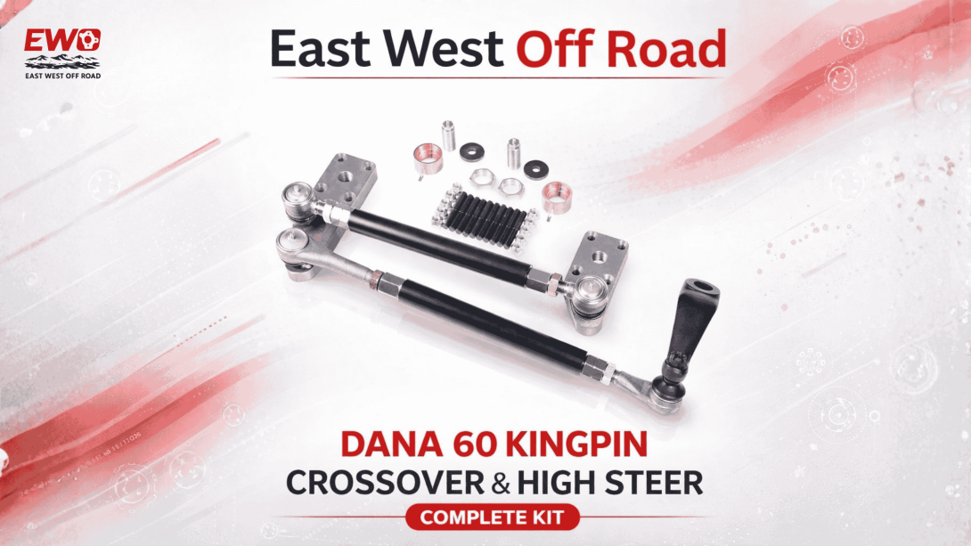 Dana 60 High Steer Arms Billet | 1 Ton Steering Kit
