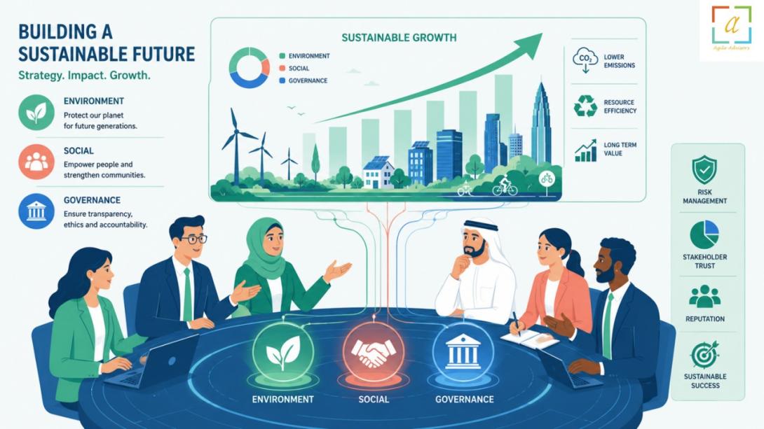 Discover how ESG consulting, an ESG consultant, and expert ESG consultancy drive business continuity and compliance in the UAE. Practical insights for leaders targeting Net Zero 2050.