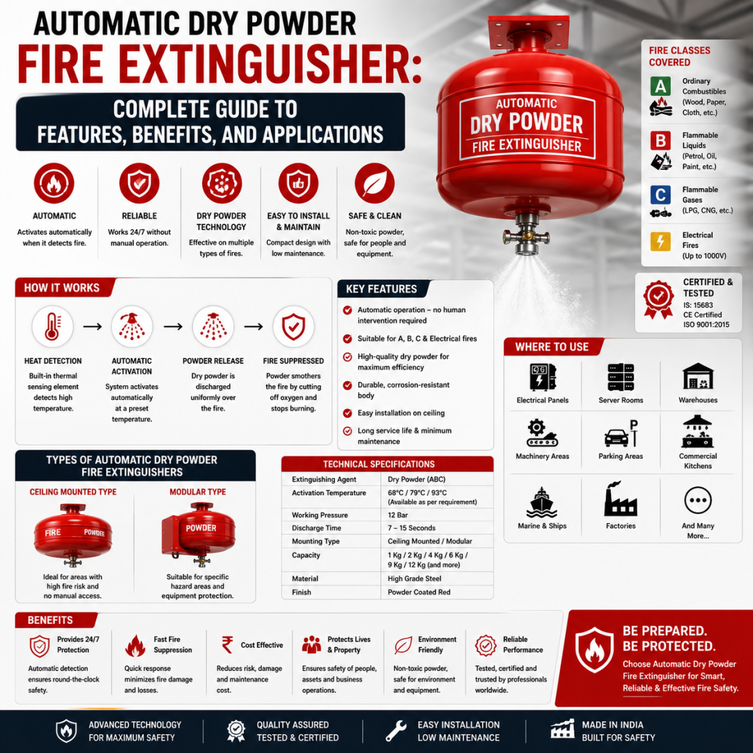 Automatic Dry Powder Fire Extinguisher