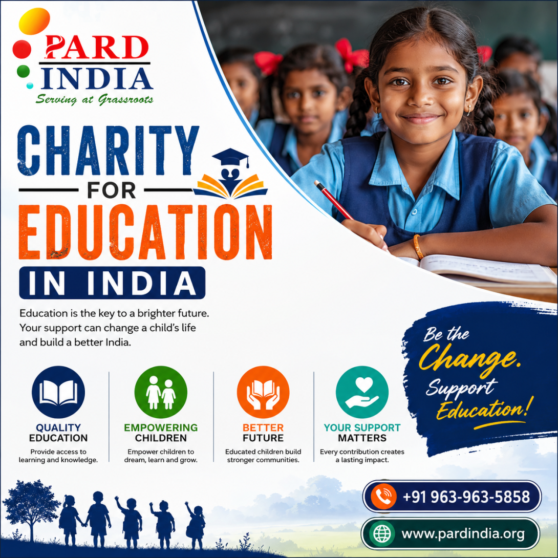 Charity For Education In India