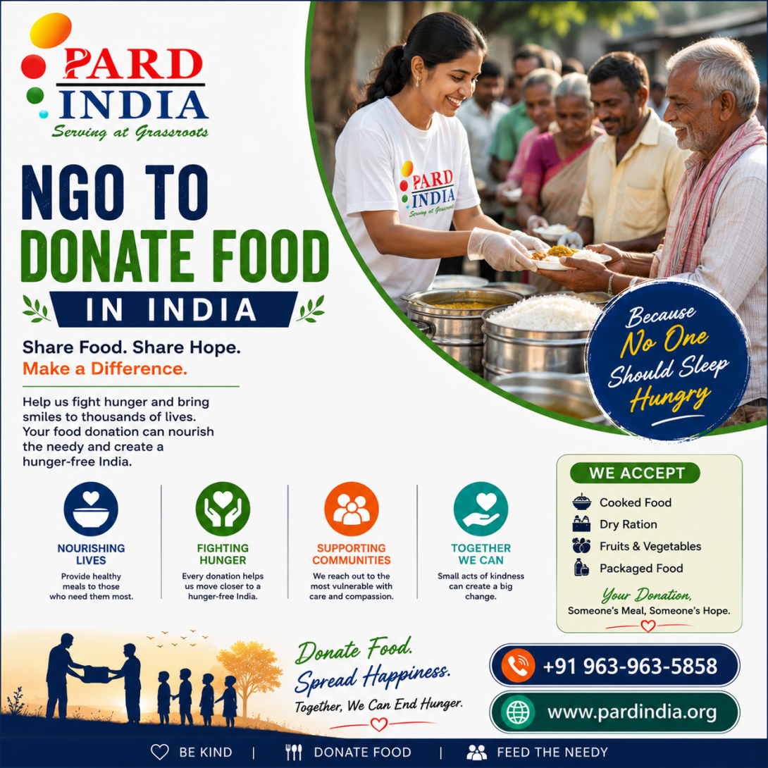 NGO to Donate Food in India