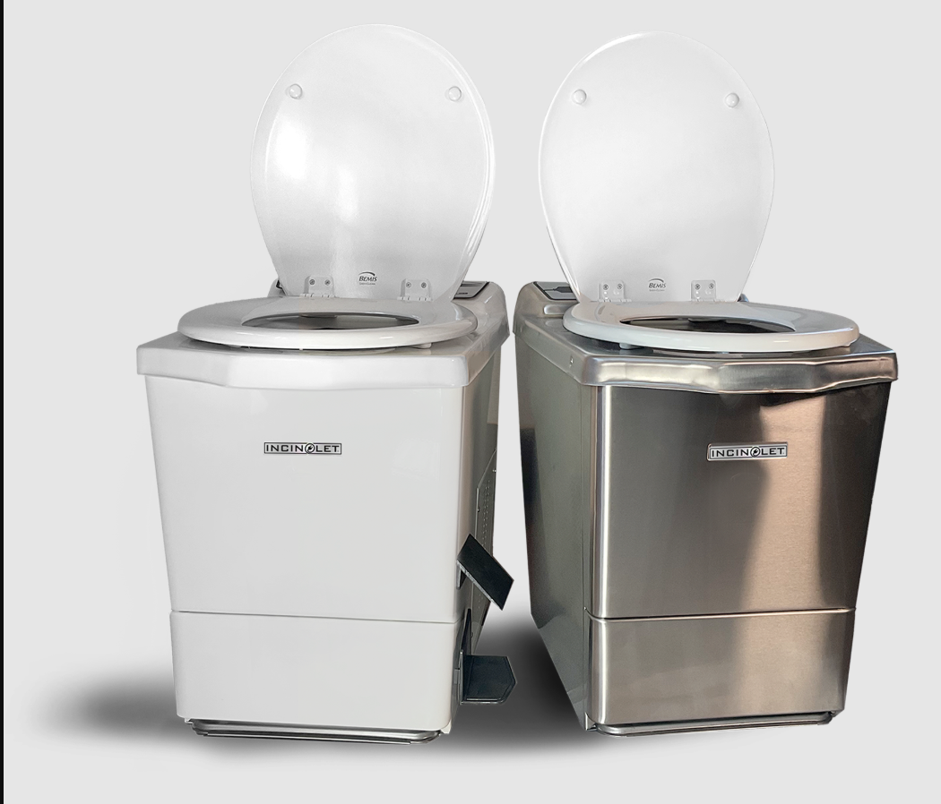 Electric incinerating toilet