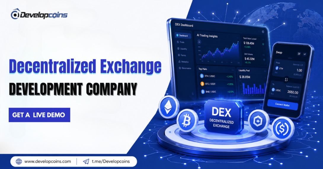 Decentralized Exchange Development - Developcoins 