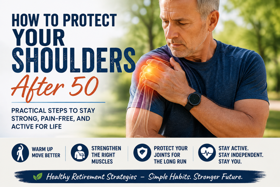 In my latest Healthy Retirement Strategies post, I explain practical ways to protect your shoulders while staying active and continuing to exercise after 50.