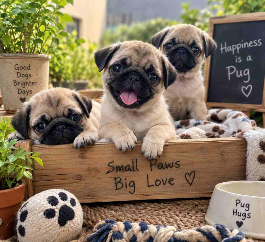 Pug Puppies for Sale in Delhi