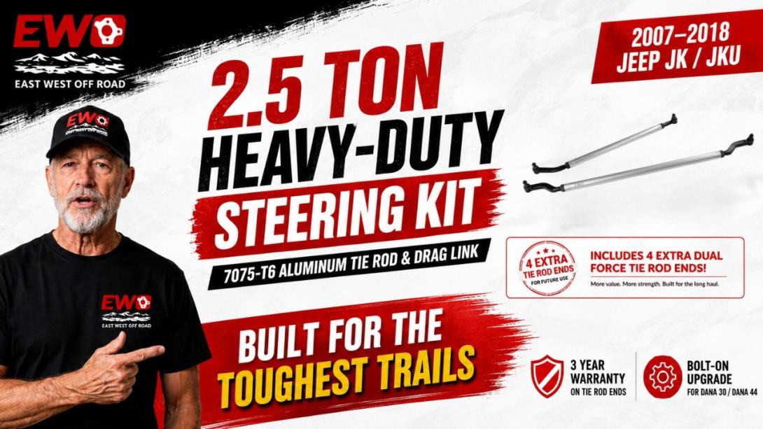 2.5 Ton Jeep Steering Kit | Heavy Duty JK/JKU